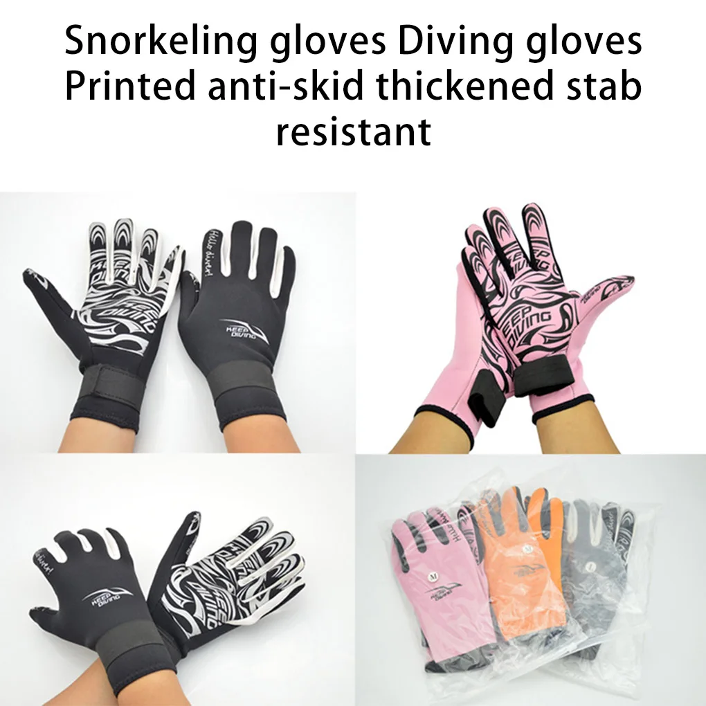 Перчатки для дайвинга с принтом, Принадлежности для сноркинга, Варежки для серфинга, Уличные аксессуары, Спортивное снаряжение для рукоделия