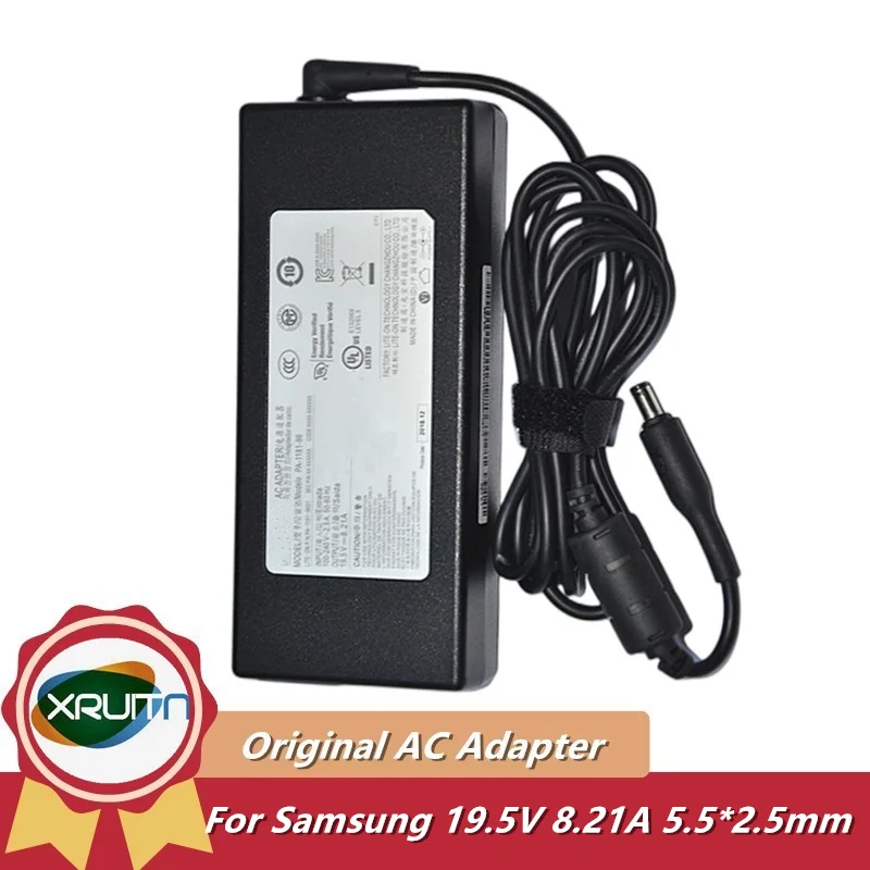 Подлинный PA-1181-96 19.5 Зарядное устройство с адаптером питания переменного тока 8.21A для Samsung NP850XBC-X01US NP850XBC-X01HK PA-1181-96S1 AD-18019B