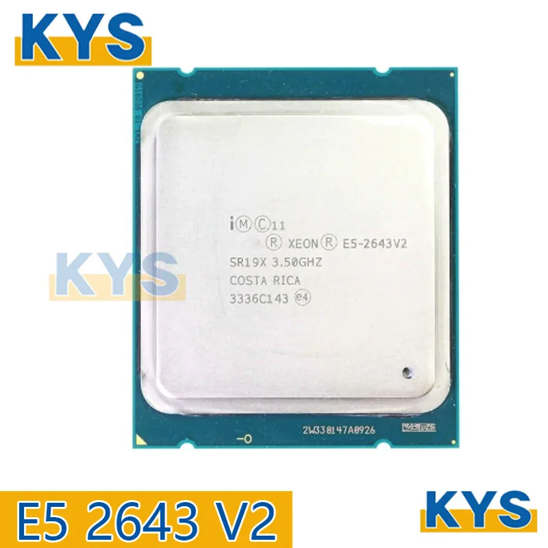 Процессор Intel Xeon For E5-2643V2 3,50 ГГц 6-ядерный 25M LGA2011 E5 2643 V2 E5-2643 V2