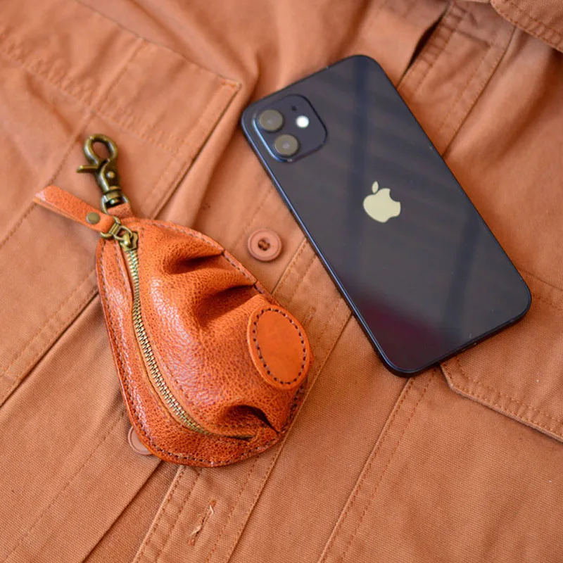 Сумка для ключей AETOO, Мини-кожаный клатч, мужская сумка для мобильного телефона, Женская сумка для пригородных поездок, карманный кошелек, Простая сумка-клатч для хранения