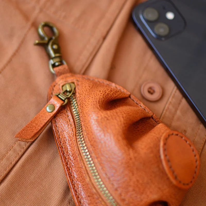 Сумка для ключей AETOO, Мини-кожаный клатч, мужская сумка для мобильного телефона, Женская сумка для пригородных поездок, карманный кошелек, Простая сумка-клатч для хранения 3