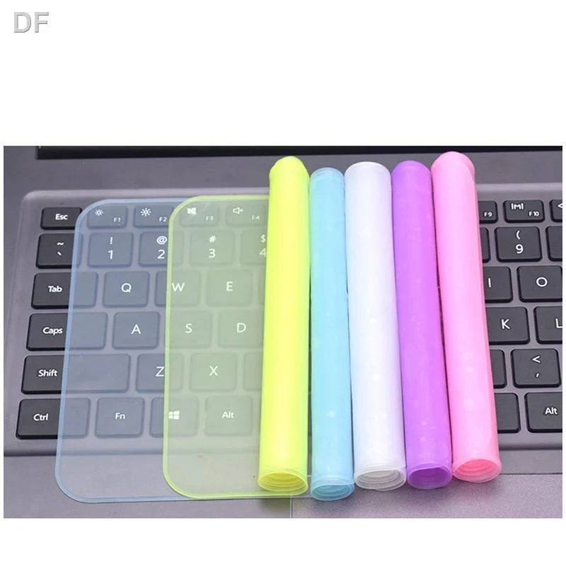 Чехол для ноутбука, пылезащитный чехол для клавиатуры, водонепроницаемый мягкий силиконовый протектор, универсальный для Macbook 12-14 дюймов и 15-17 дюймов